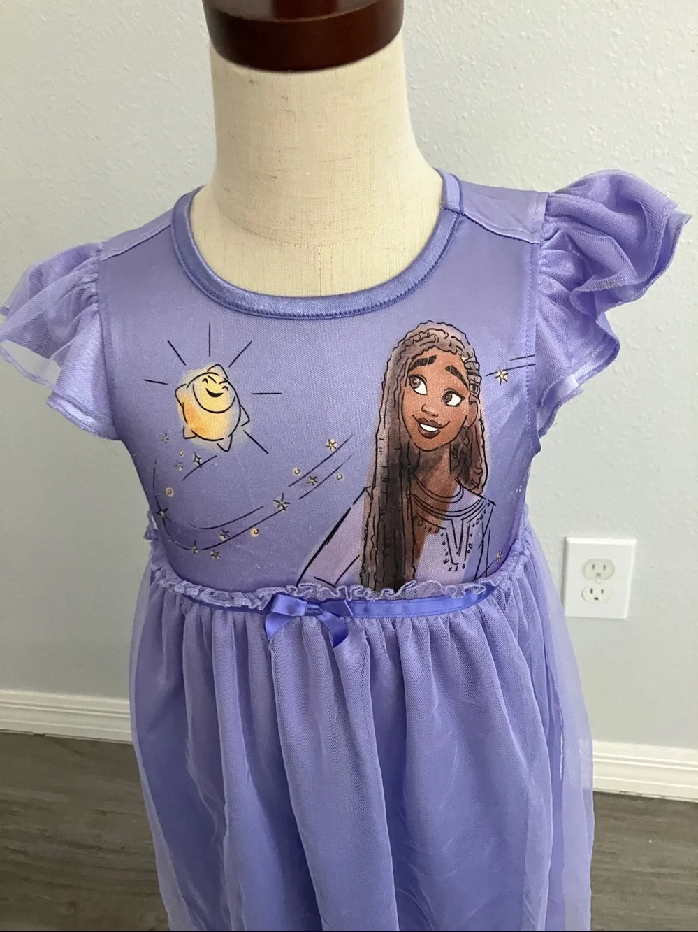 DISNEY Toddler Girls Wish Inspired Nightgown | 4T - Picture 2 of 10